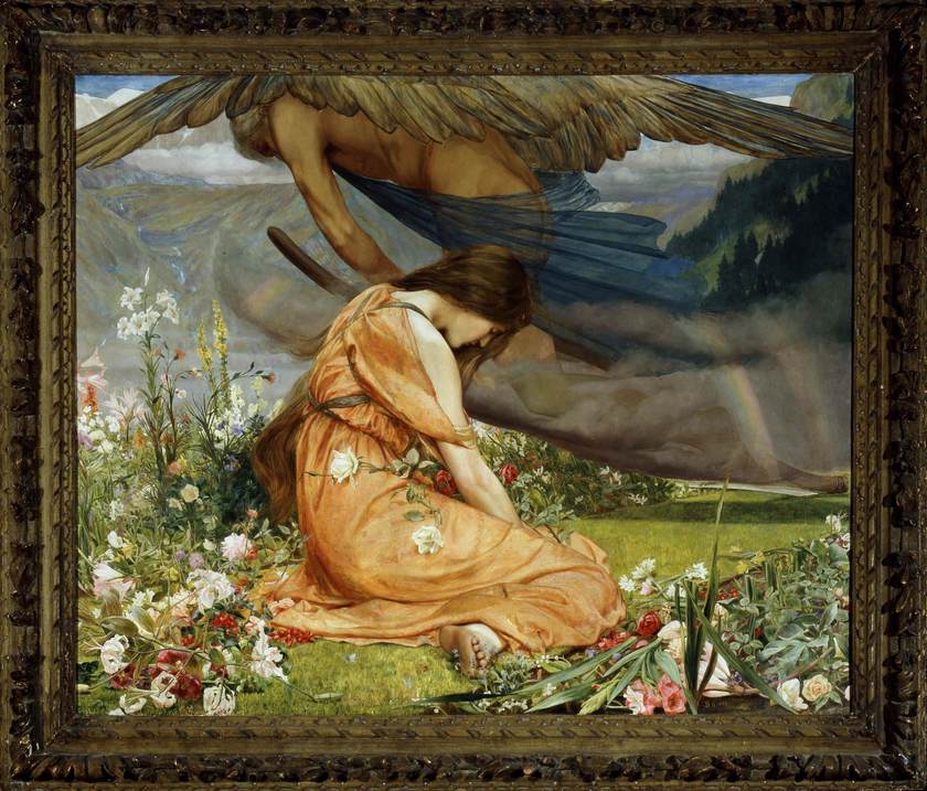 Painting of The Garden of Adonis - Amoretta and Time