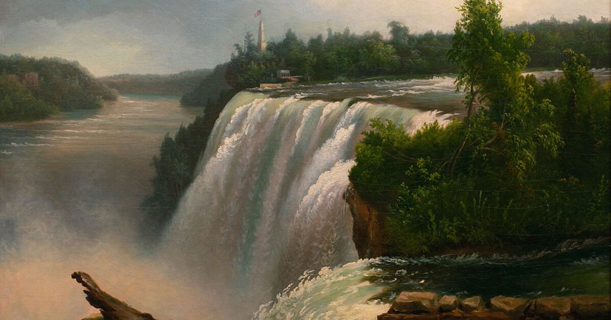 Godfrey Frankenstein, Niagara Falls from Goat Island, 1848
