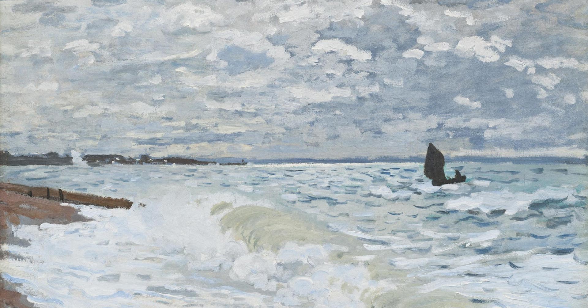 Claude Monet, The Sea at Le Havre, 1868